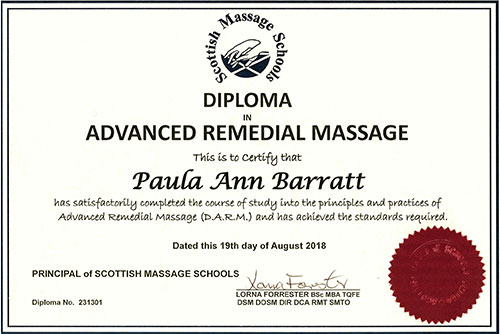 Advanced Remedial Massage 2018